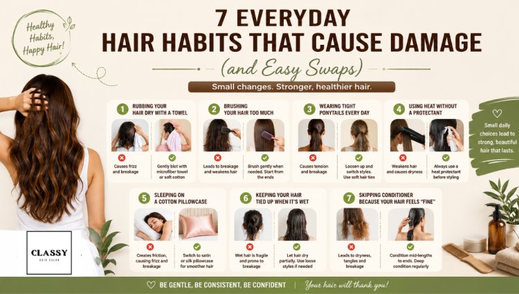 7 Everyday Hair Habits That Cause Damage (and Easy Swaps)