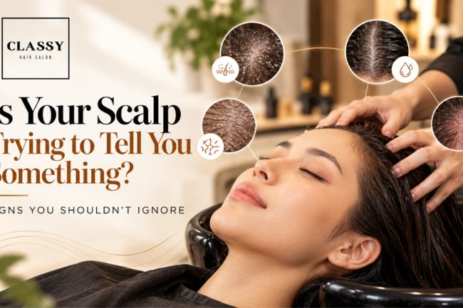 Is Your Scalp Trying to Tell You Something? | Classy Hair