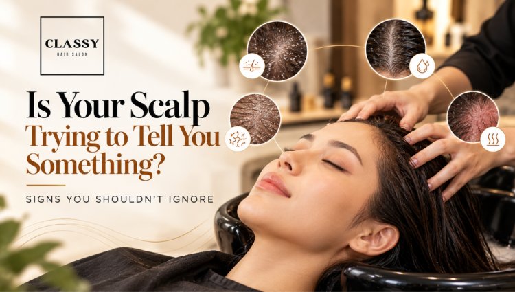Is Your Scalp Trying to Tell You Something? | Classy Hair